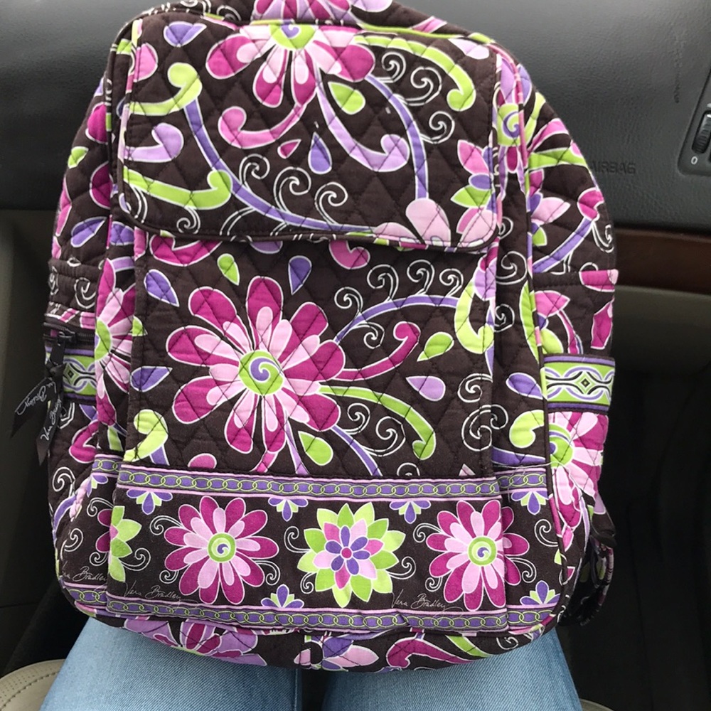 Vera Bradley Purple Punch Backpack